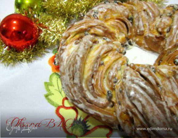 Рождественский венок "Анжелика" ("Angelica" от Sorelle Simili)