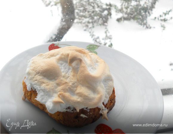 Пряники имбирные с меренгой