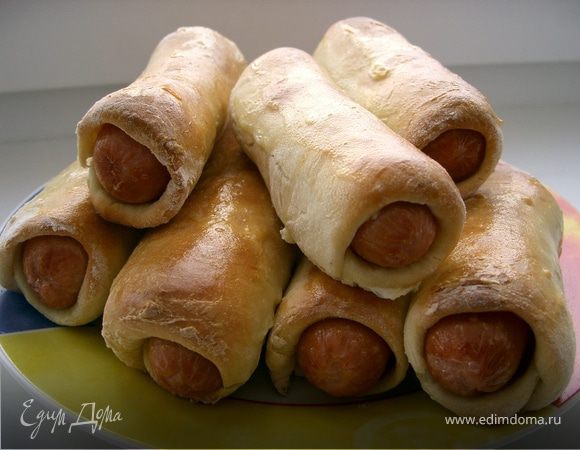 Булочки с сосиской Булочки с сосиской