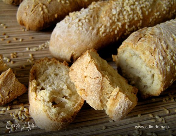 Багеты с зернами кунжута Багеты с зернами кунжута