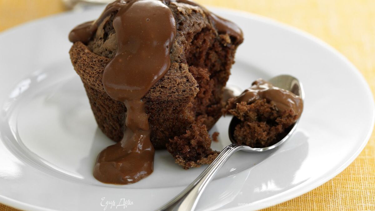 Горячий шоколадный кекс