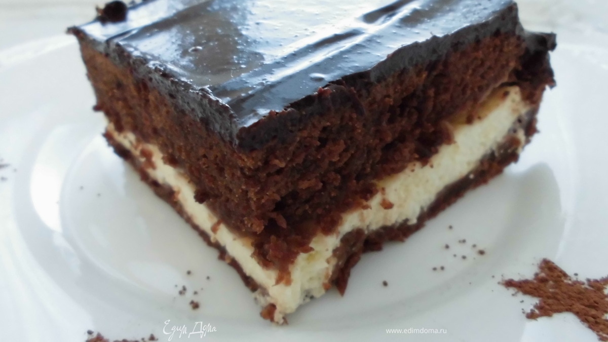 "Негритенок" с творожным кремом