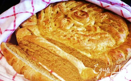 Рецепт Хлеб-пирог с тыквой «Девчата»