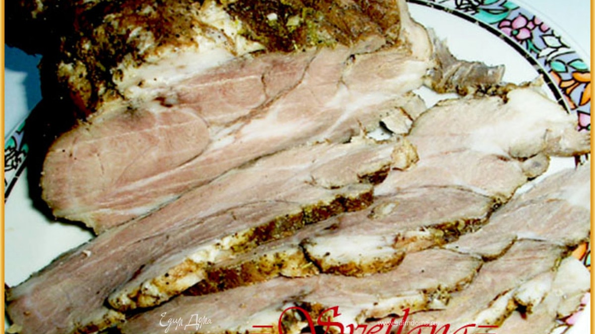 Буженина в луковой шелухе