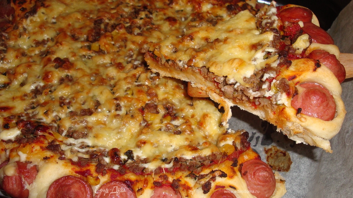 Пицца с вкусным краешком