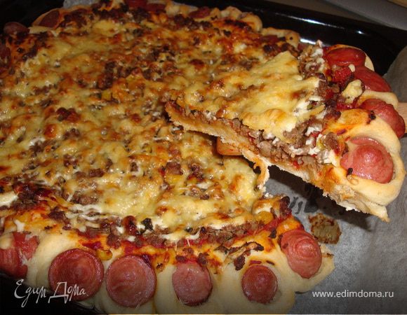 Пицца с вкусным краешком