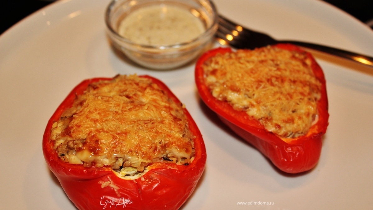Фаршированные легкие перцы