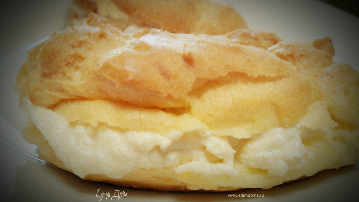 Профитроли с заварным кремом без пшеничной муки