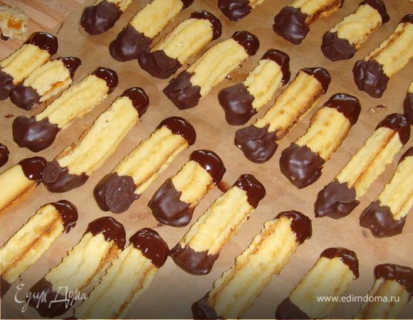 Рождественское печенье "Апельсиновые языки" Рождественское печенье "Апельсиновые языки"