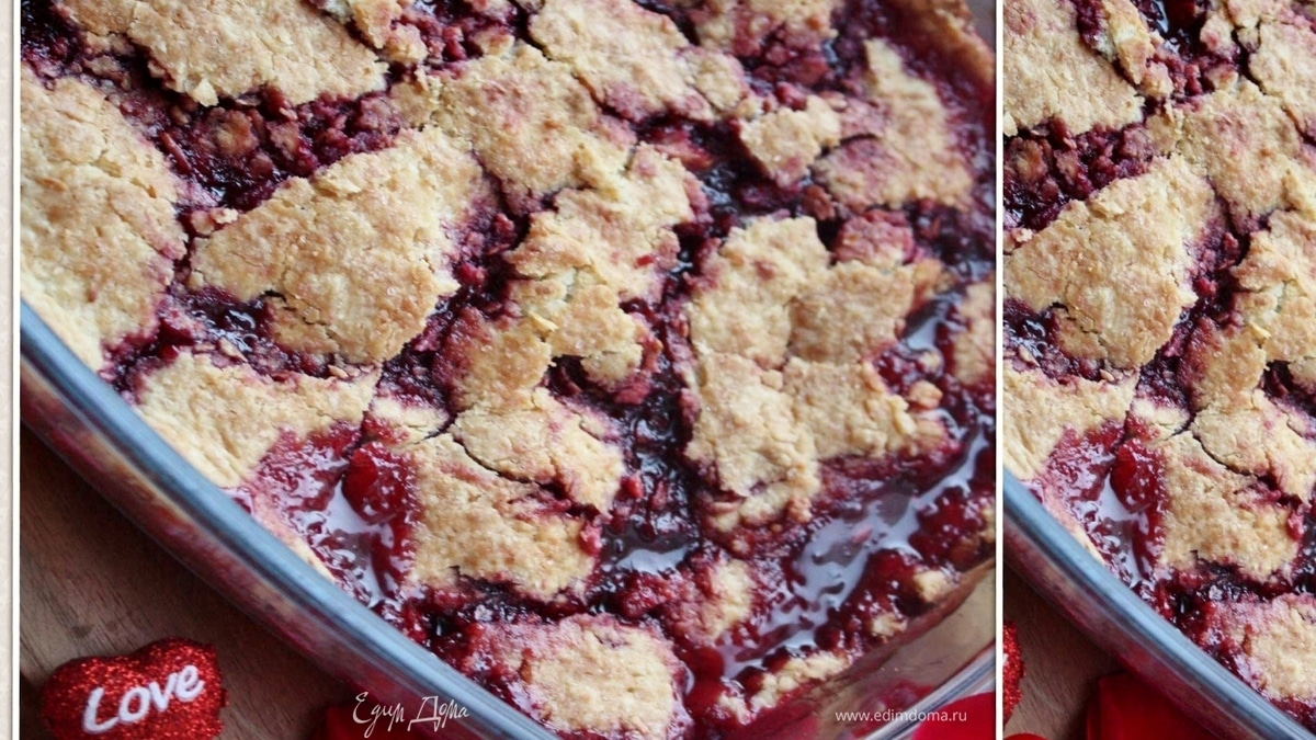 Кокосовый пандауди с вишней