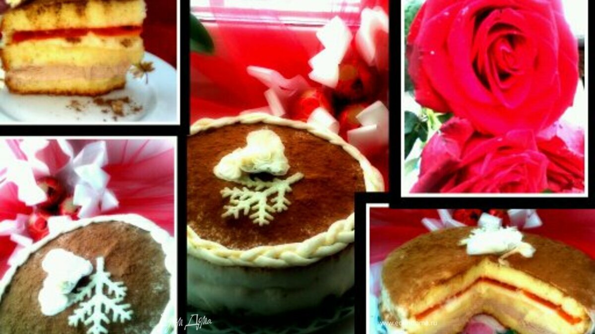 Торт зимний "Для него"