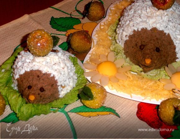 "ежики на поляне" (паштет из печени) "ежики на поляне" (паштет из печени)