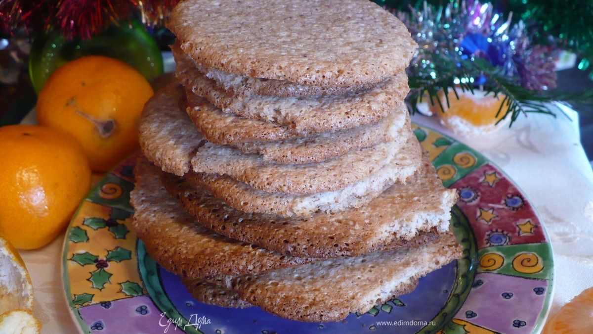 Легкое миндальное печенье