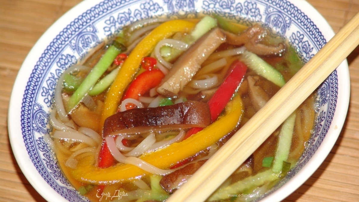 Китайский грибной суп