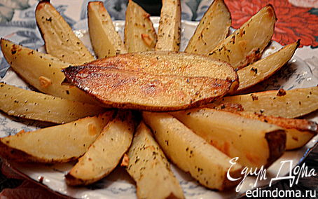 Рецепт Пряный картофель дольками