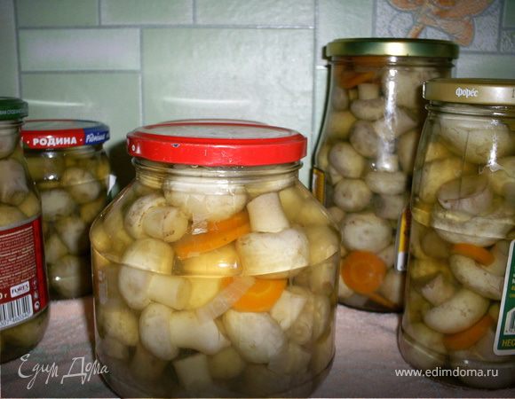 Маринованные шампиньоны "Новогодние"