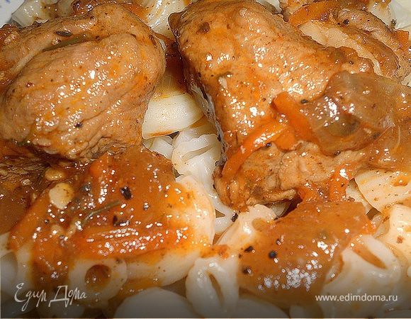 Вкусная пряная свинина