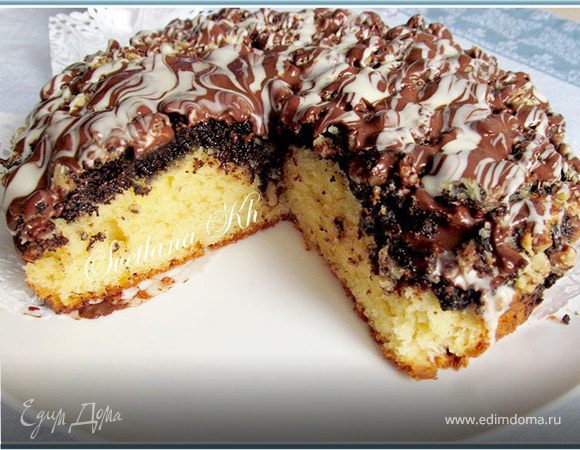 Маковый пирог с орехами "Искушение"