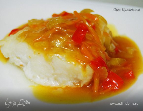 Треска с кисло-сладким соусом