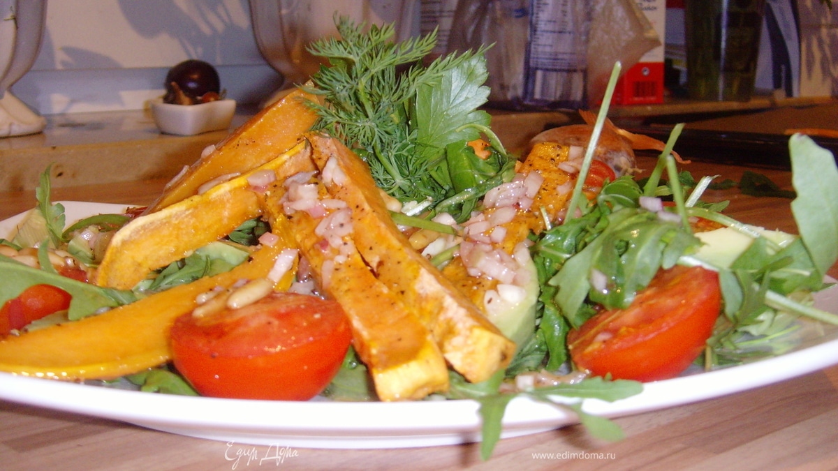 Салат с бататом
