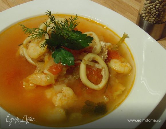 Рыбный суп буйабес Рыбный суп буйабес