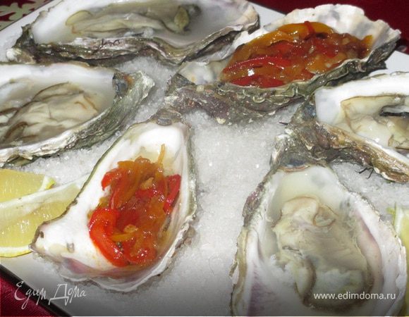 Устрицы жемчужные по-провансальски