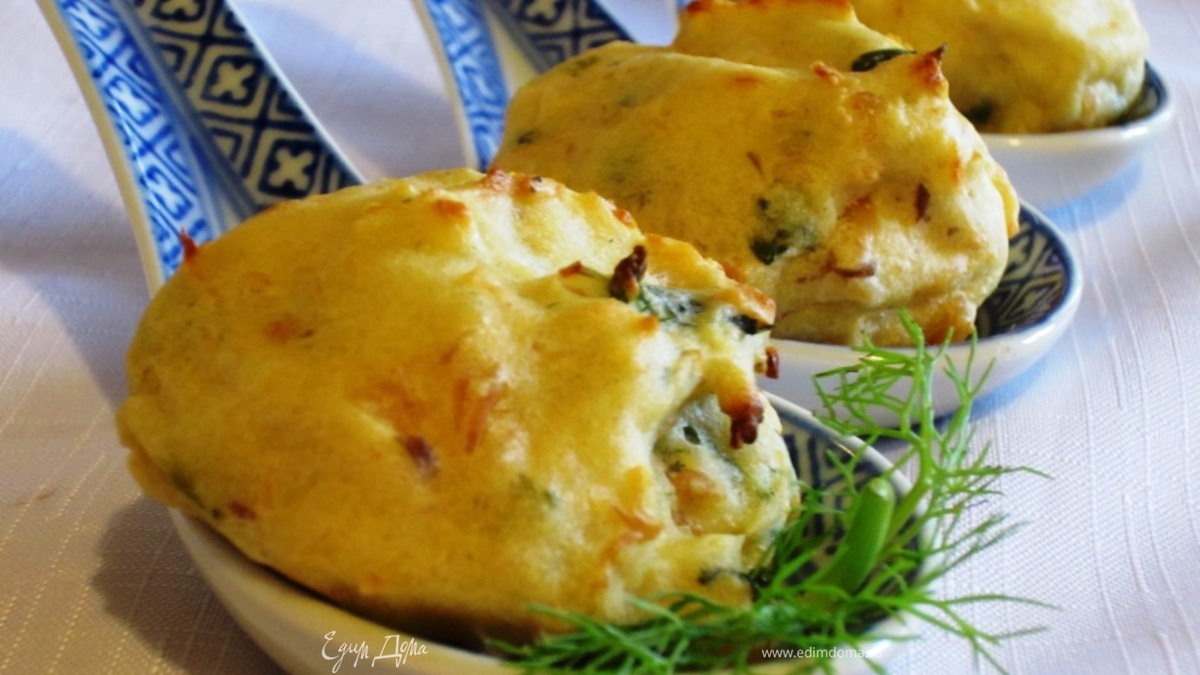 Картофельные крокеты с лососем