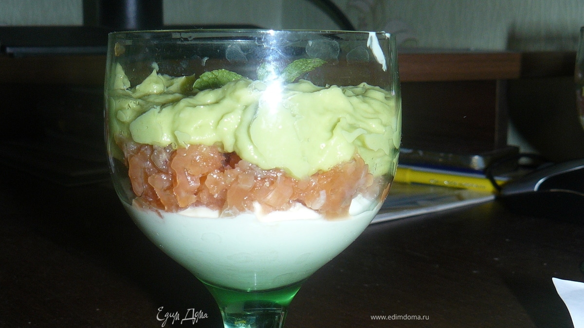 Коктейль с семгой