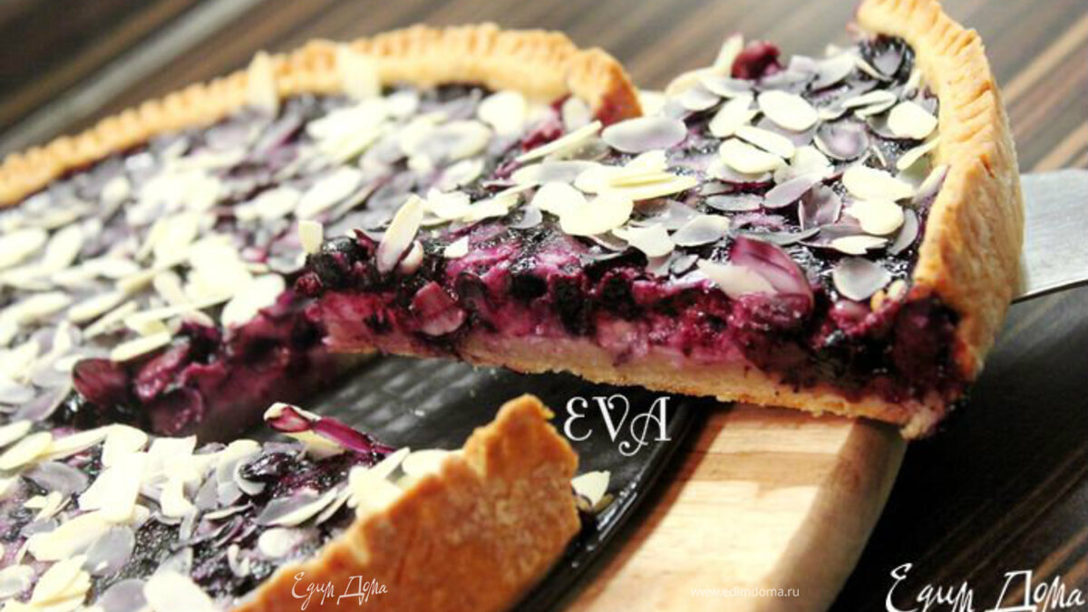 Финский черничный пирог