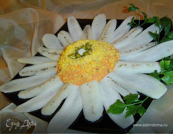 Салат "Зимние цветы" Салат "Зимние цветы"