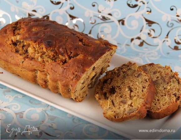 Финиковый кекс с сухофруктами и орехами "Фитнес" (без масла и сахара)