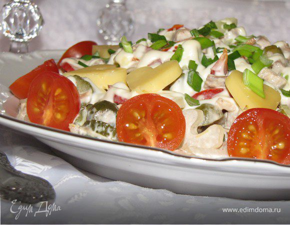 Салат с телятиной