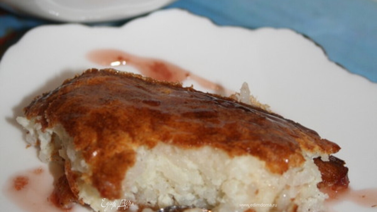 Рисово-ванильный пудинг для малышей