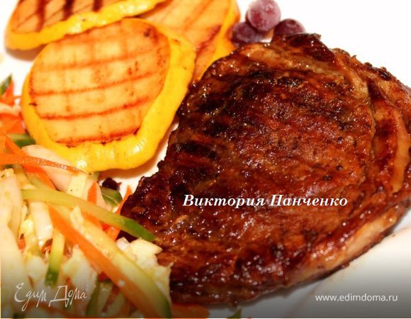 Свиные отбивные с клюквой из мультиварки Свиные отбивные с клюквой из мультиварки