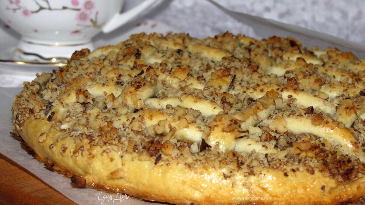 Венгерский ореховый пирог с яблоками