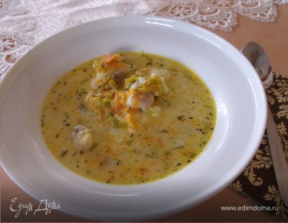 Зимний, сливочный рыбный супчик Зимний, сливочный рыбный супчик