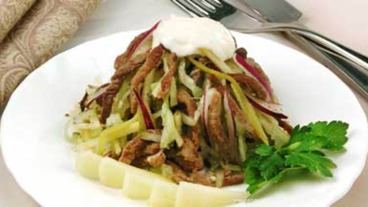 Салат Пражский