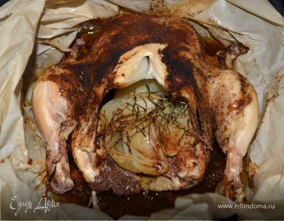 Курица в пакете