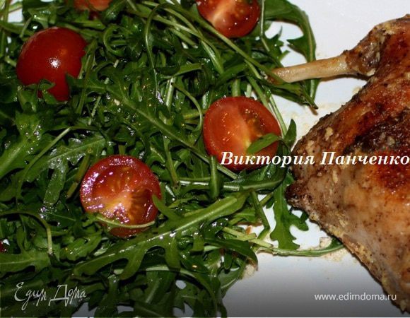 Кролик в сливочном соусе с шалфеем и тимьяном