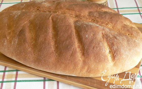 Рецепт Хлеб пшеничный с цельнозерновой мукой