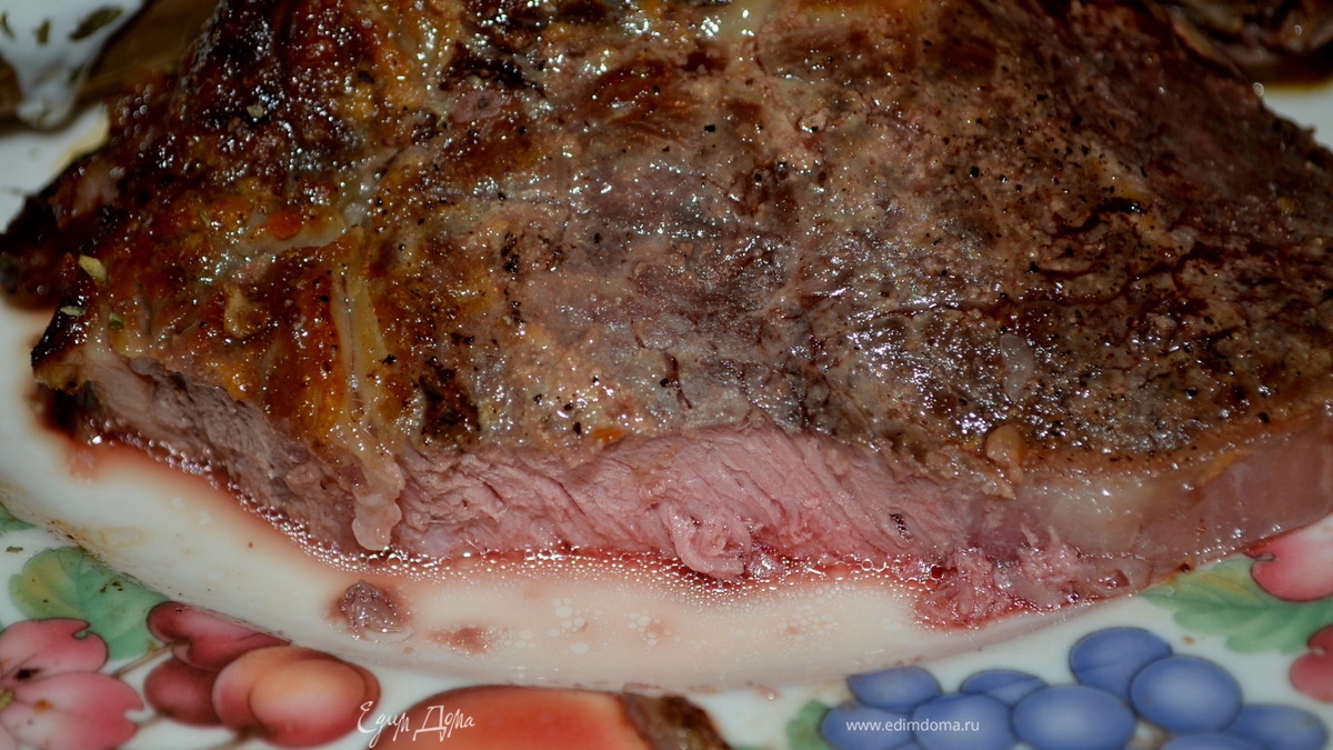 Корейка с горчицей (Standing Rib Roast)