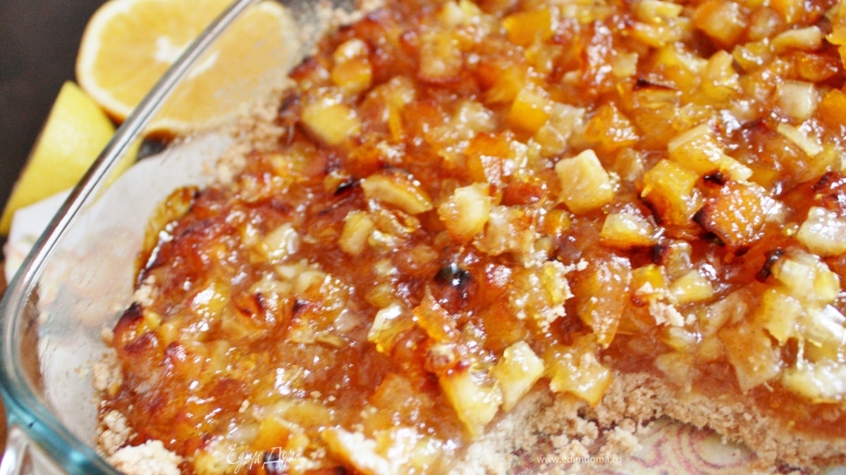 Цитрусовый крамбл