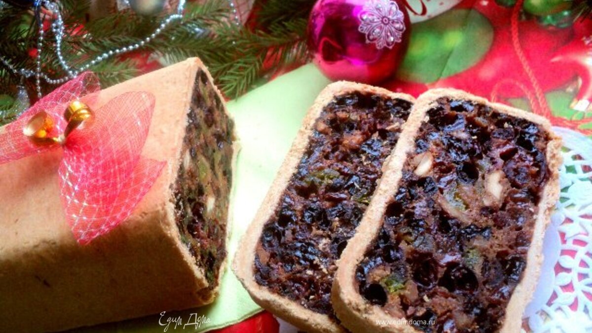 Шотландский новогодний кекс (Black Bun)