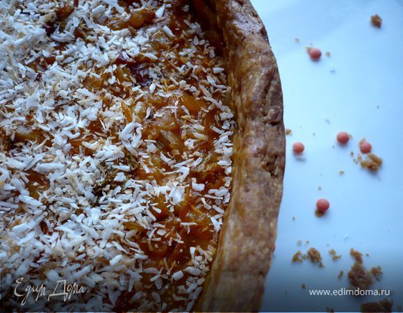 Тарт с красной чечевицей и кокосом Тарт с красной чечевицей и кокосом