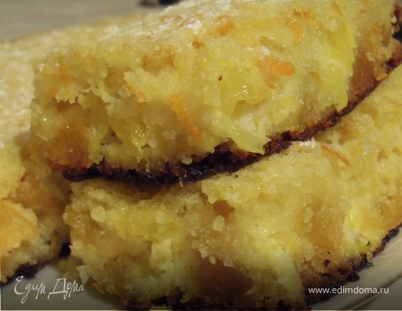 Апельсиновый кекс с курагой