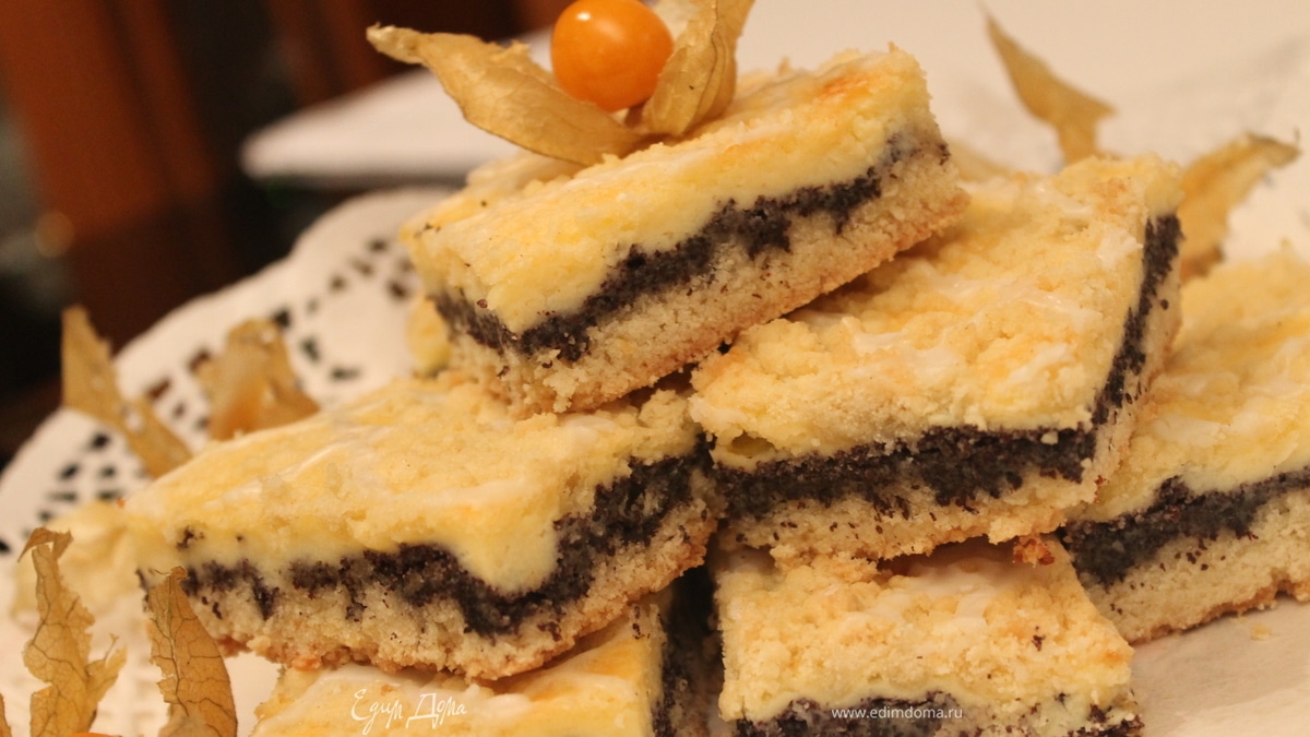 Маковый пирог (Mohnkuchen)