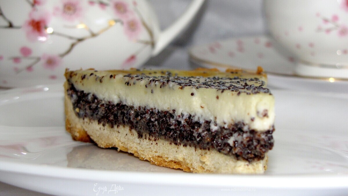 Маковый пирог со сметаной