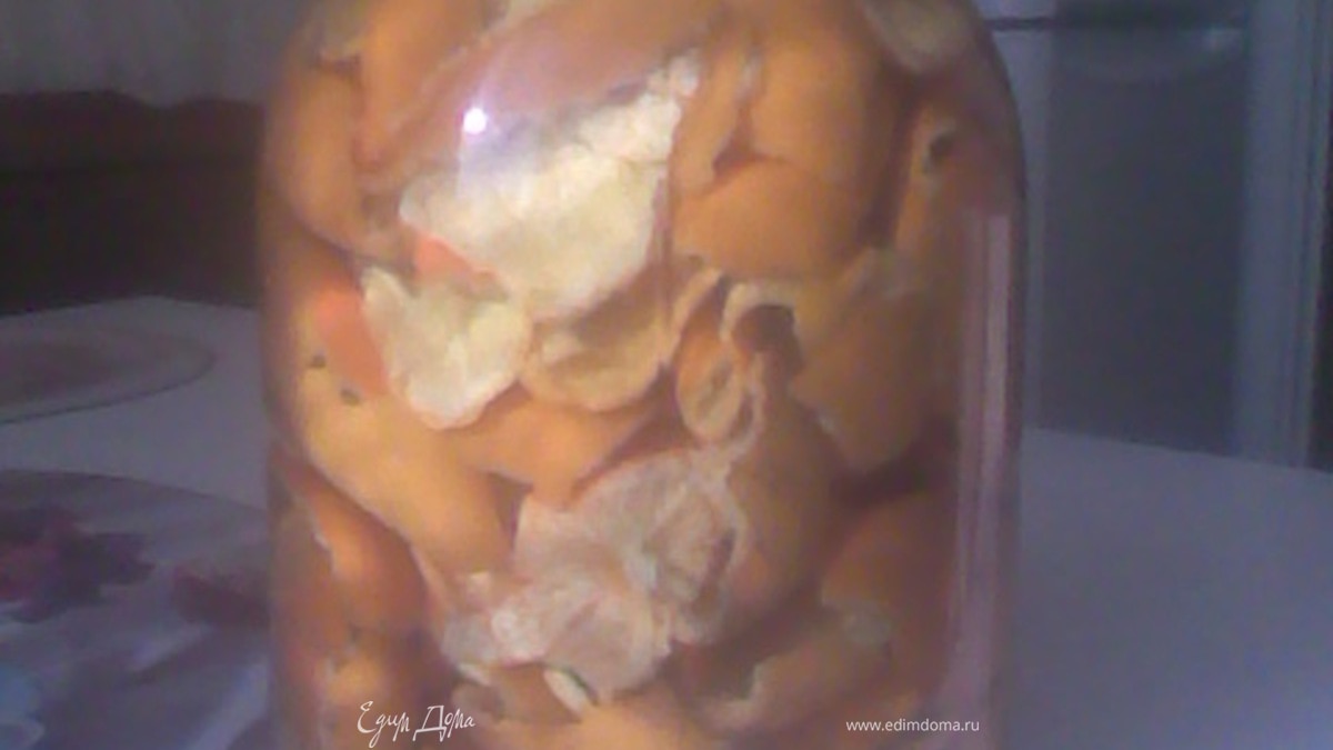 Лимонад из мандариновых и апельсиновых корок