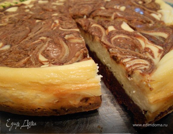 Шоколадный Чизкейк "МРАМОРНЫЙ" Шоколадный Чизкейк "МРАМОРНЫЙ"