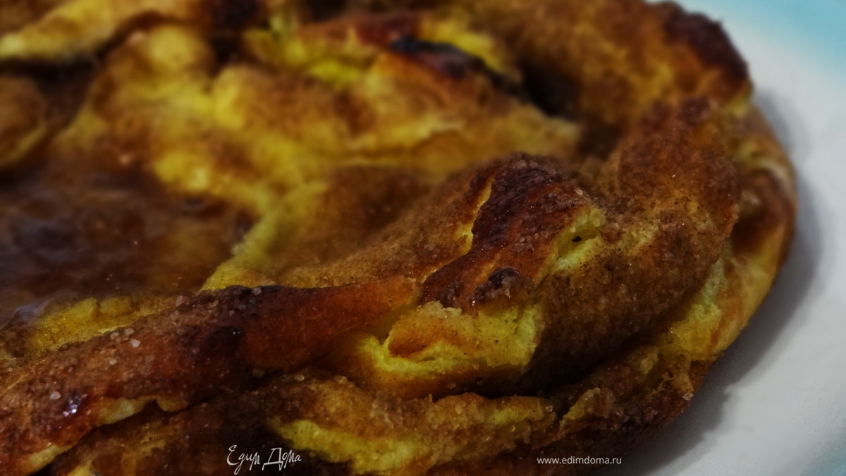 Испанский заварной пирог с корицей